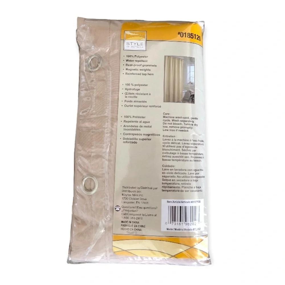 Style Collection shower curtain